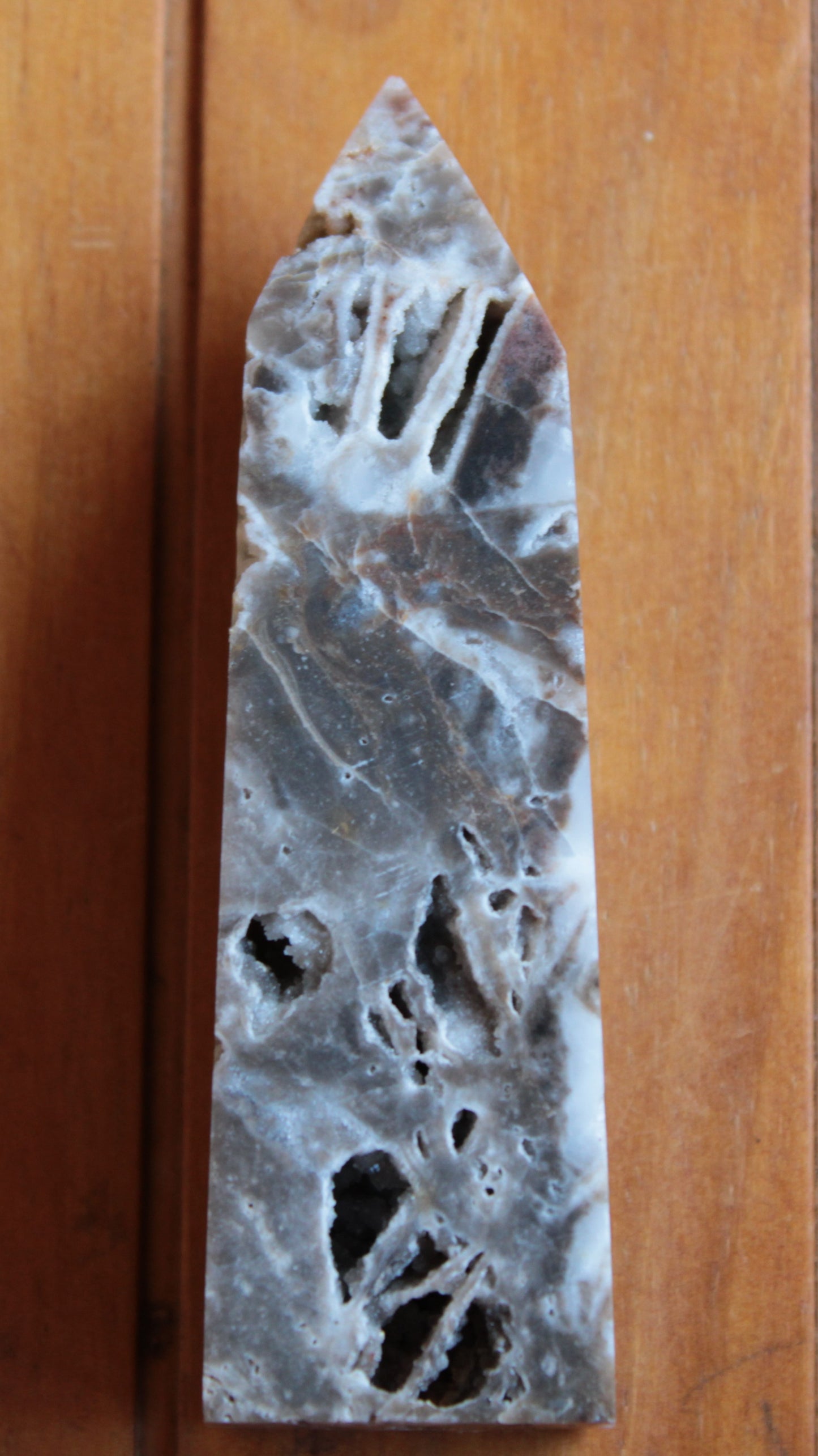 Sphalerite geode obelisk 105g Rocks and Things