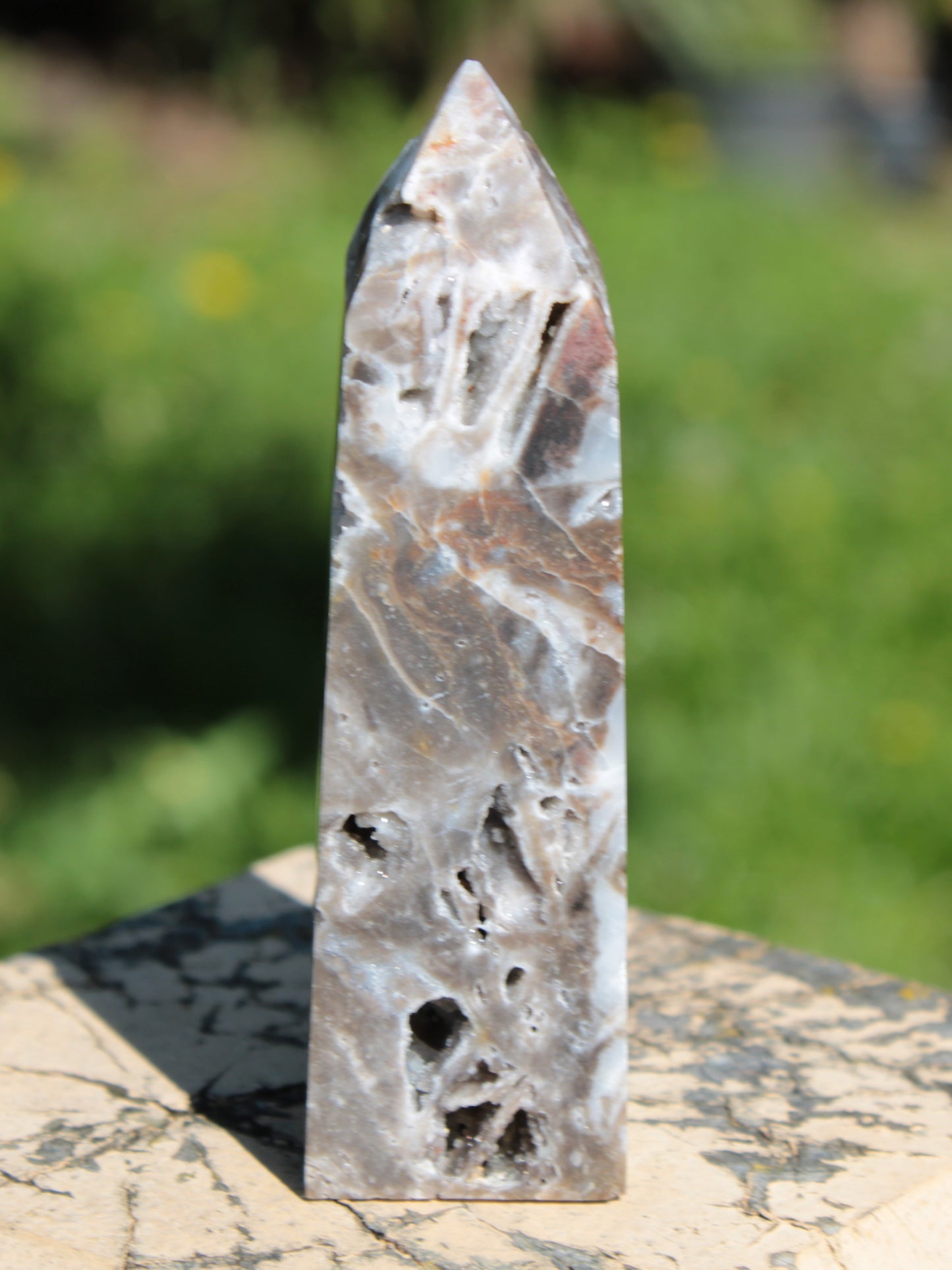 Sphalerite geode obelisk 105g Rocks and Things