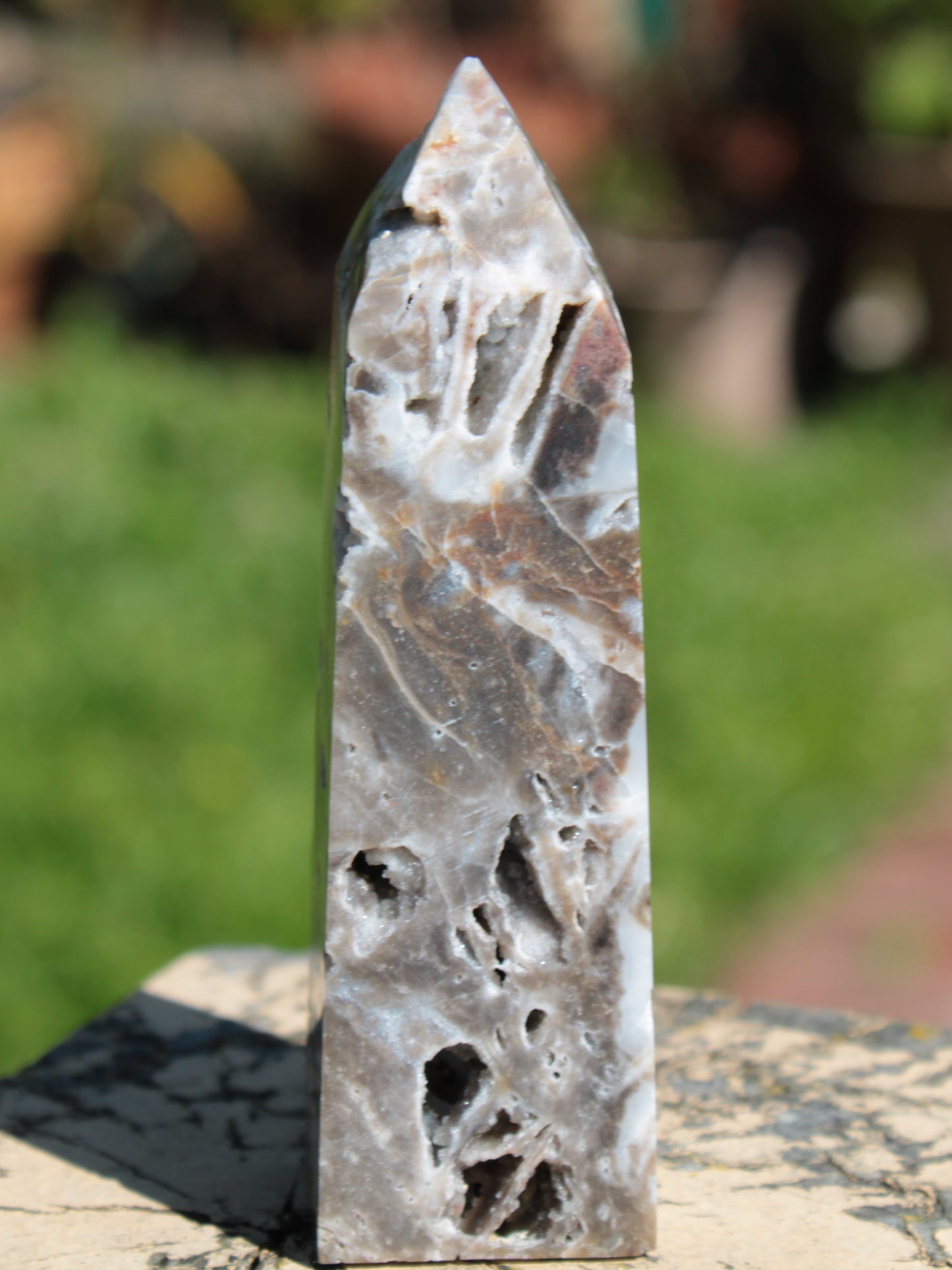 Sphalerite geode obelisk 105g Rocks and Things