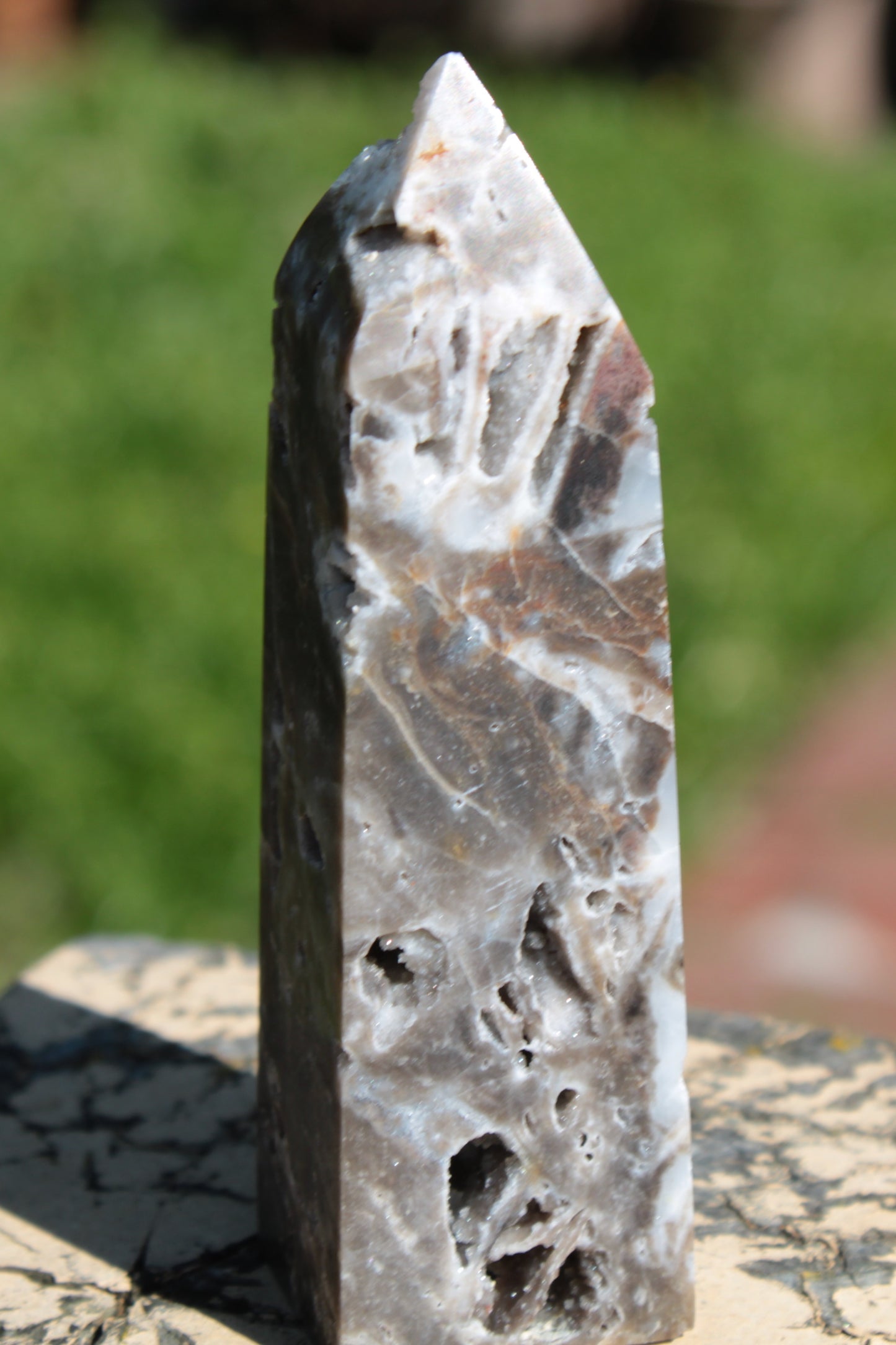 Sphalerite geode obelisk 105g Rocks and Things
