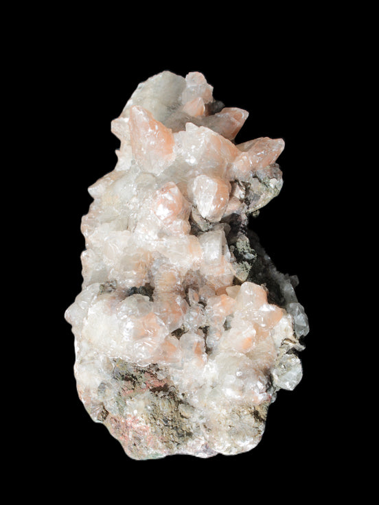 Quartz Paragenesis crystal cluster 132*75*43mm 343g in sunlight