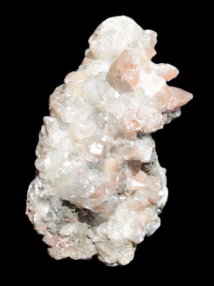 Quartz Paragenesis crystal cluster 132*75*43mm 343g in bright sunlight