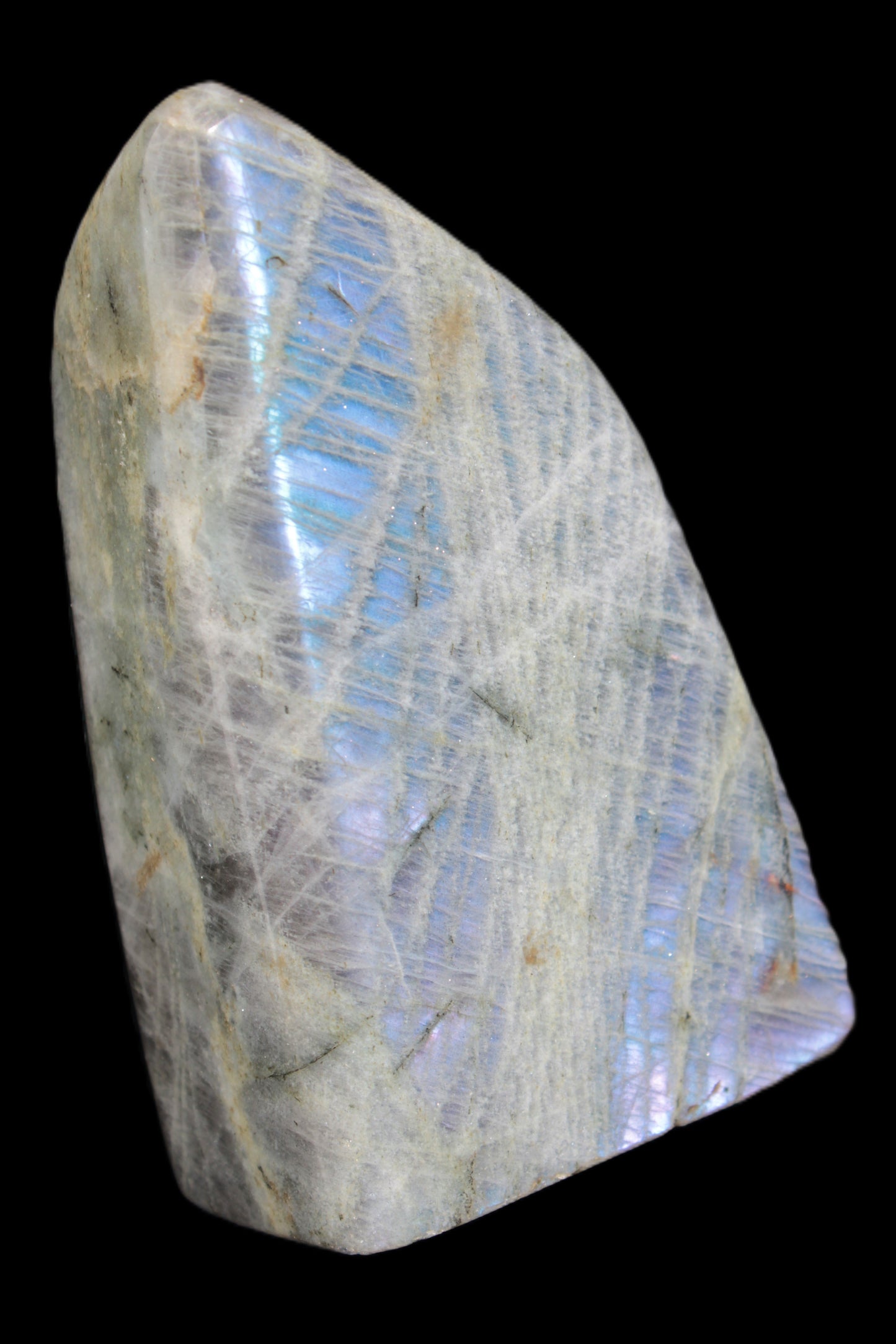 Purple flash Labradorite 433g - Rocks and Things Store