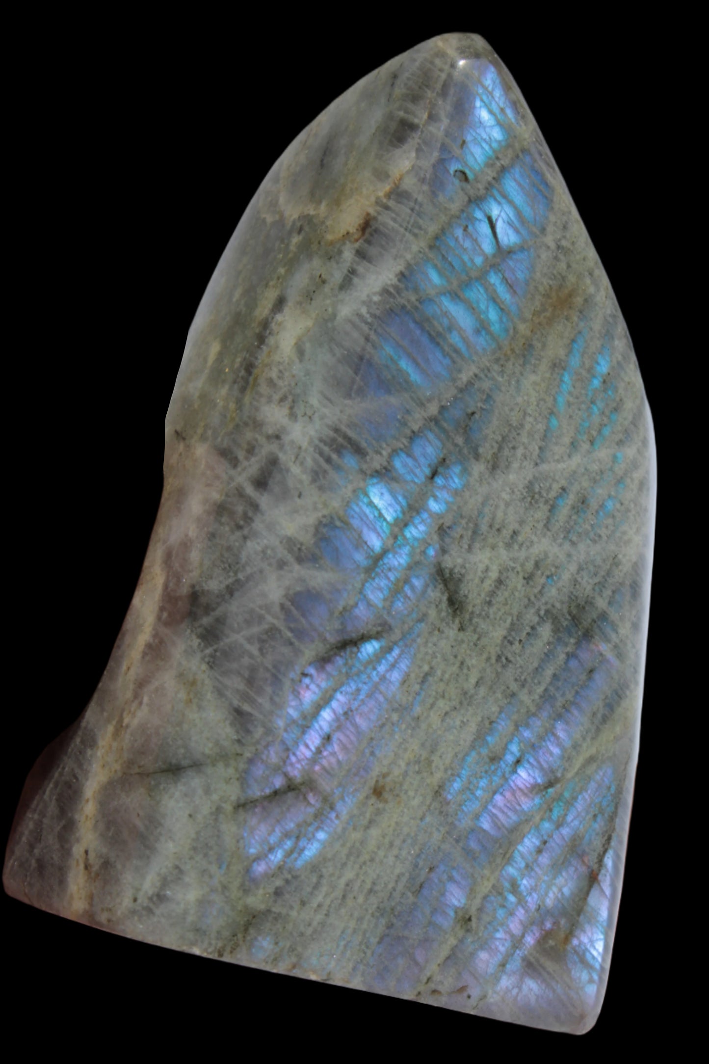 Purple flash Labradorite 433g - Rocks and Things Store