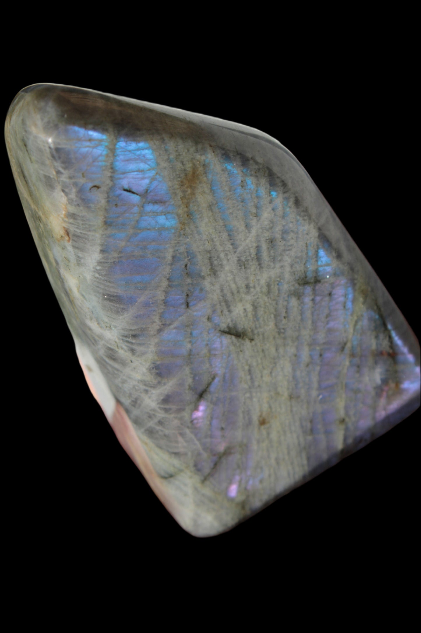 Purple flash Labradorite 433g - Rocks and Things Store