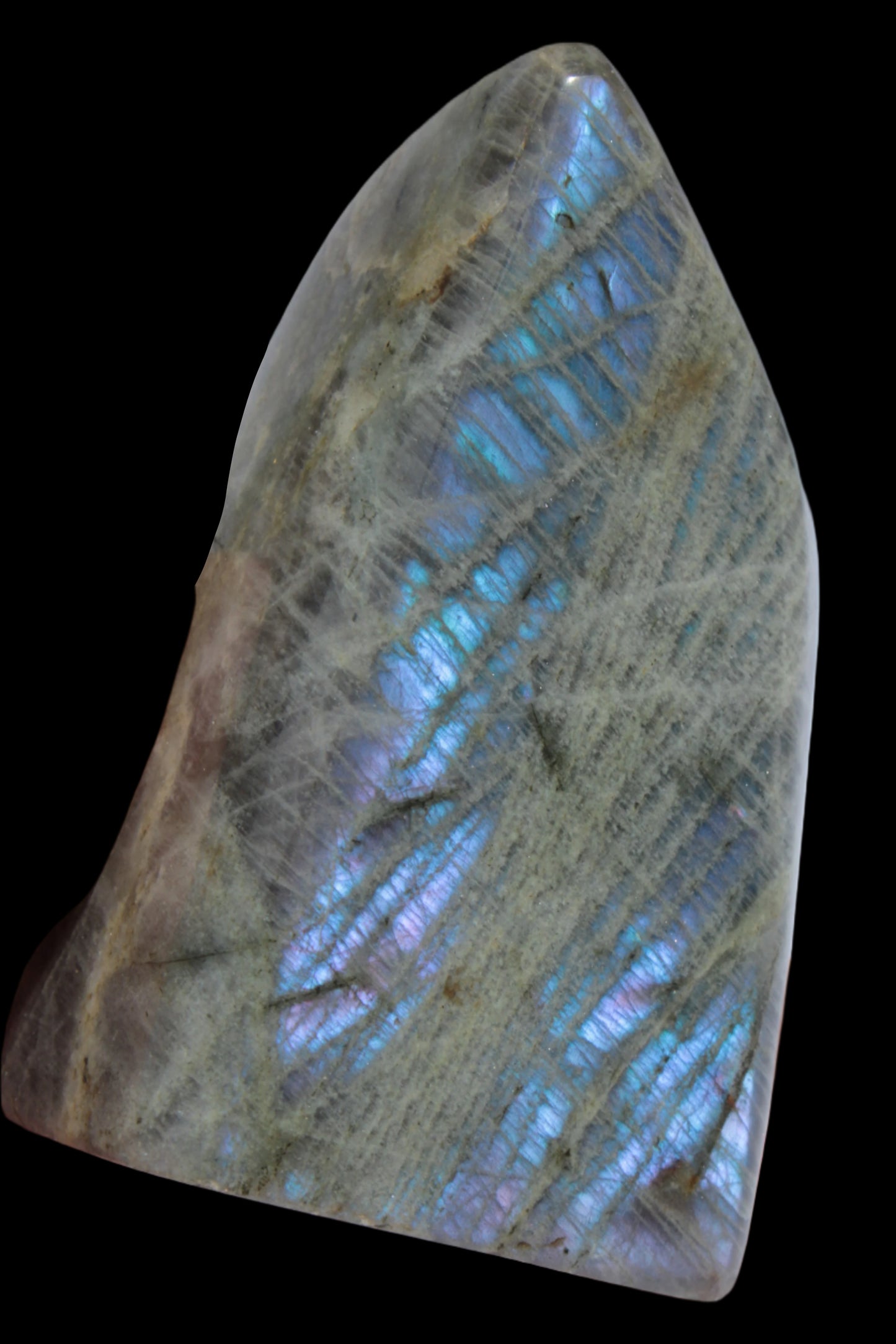 Purple flash Labradorite 433g - Rocks and Things Store