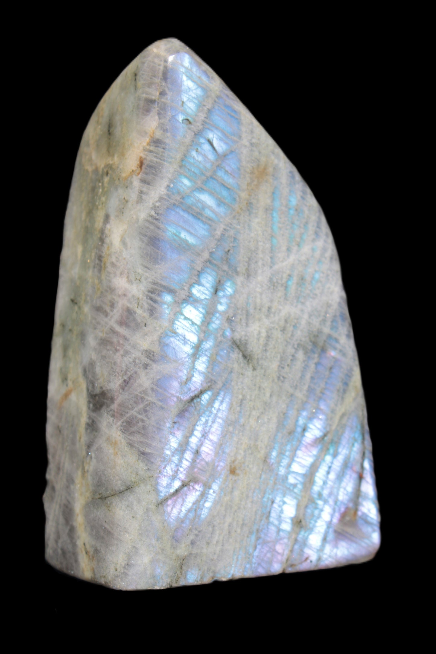 Purple flash Labradorite 433g - Rocks and Things Store