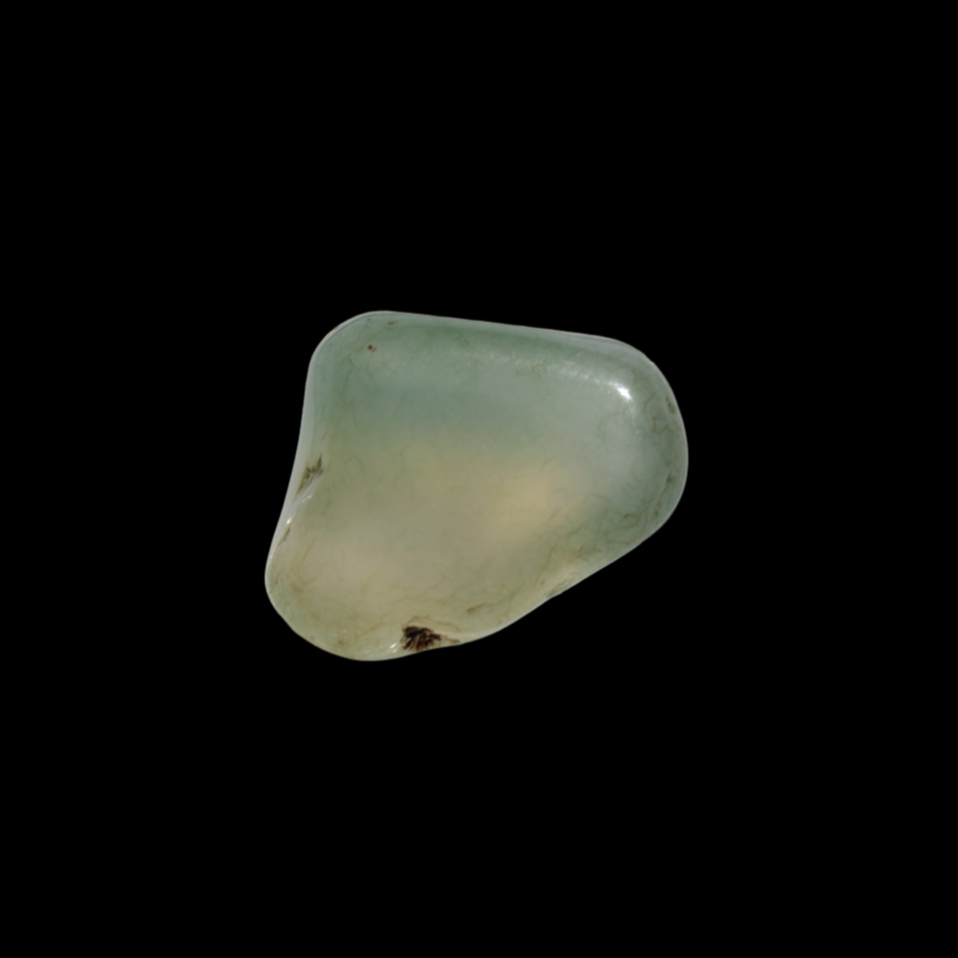 Clear Agate tumbled stone 7.8g in sunshine - Rocks and Things Store