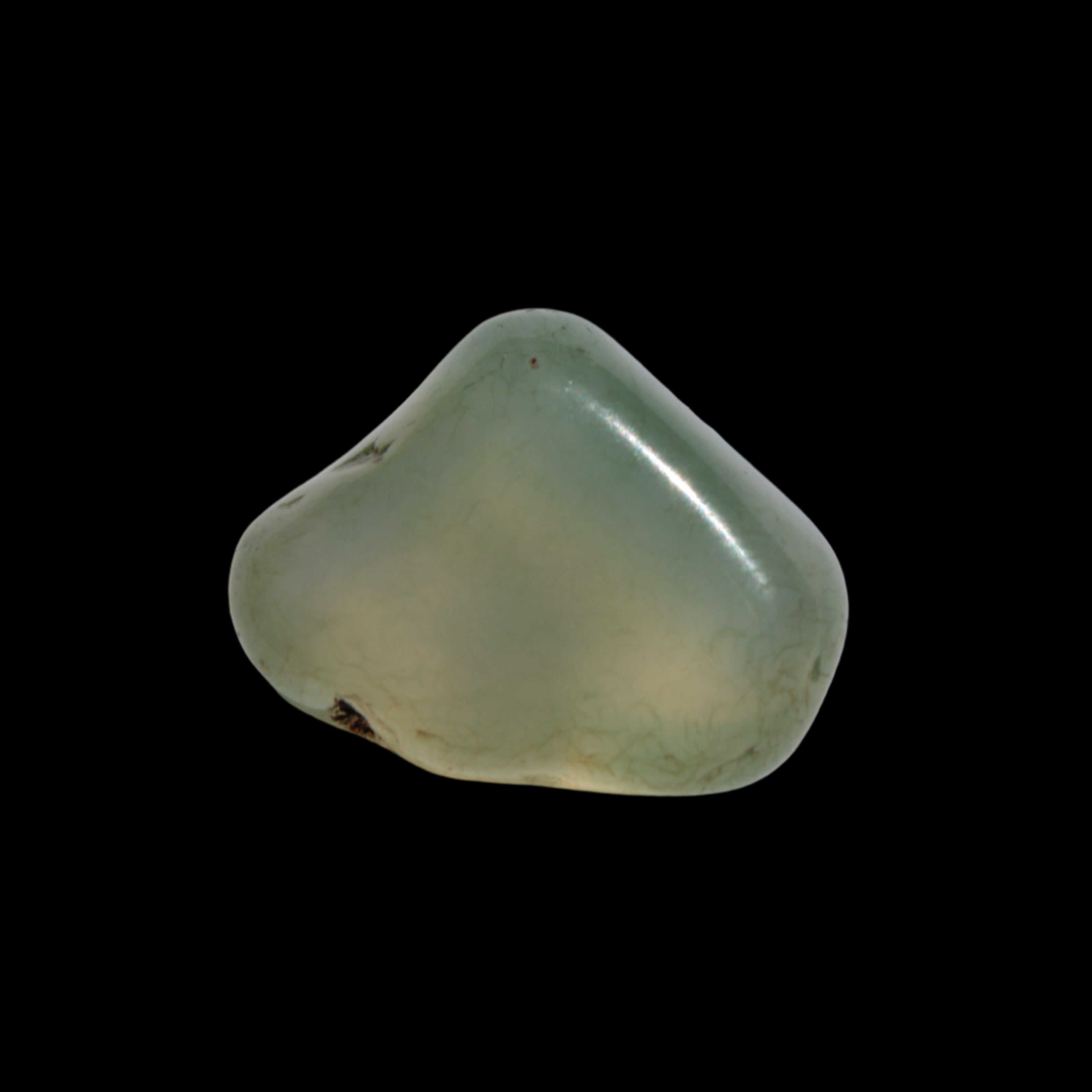 Clear Agate tumbled stone 7.8g in sunshine - Rocks and Things Store