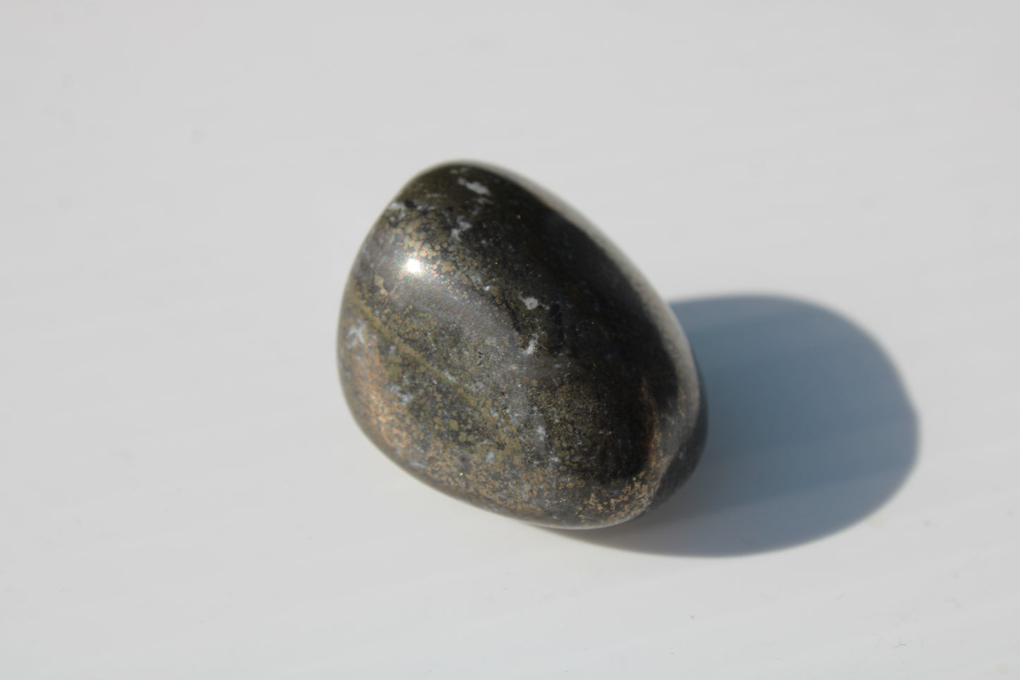 Golden Pyrite tumbled stone 21-30g Rocks and Things