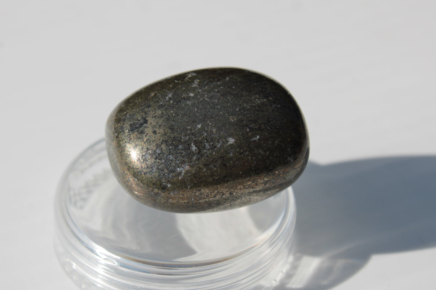 Golden Pyrite tumbled stone 21-30g Rocks and Things
