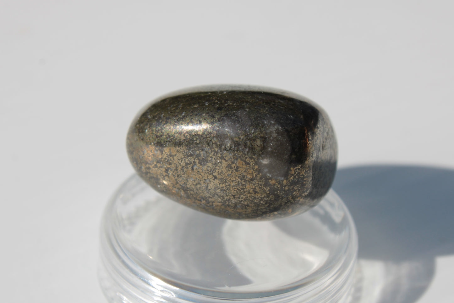 Golden Pyrite tumbled stone 21-30g Rocks and Things