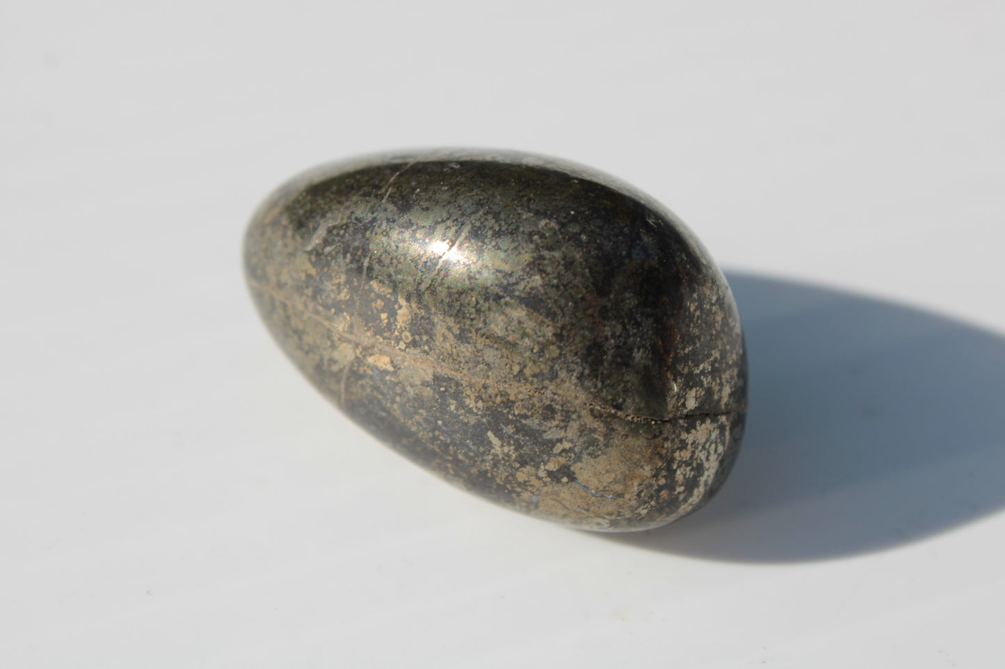 Golden Pyrite tumbled stone 21-30g Rocks and Things