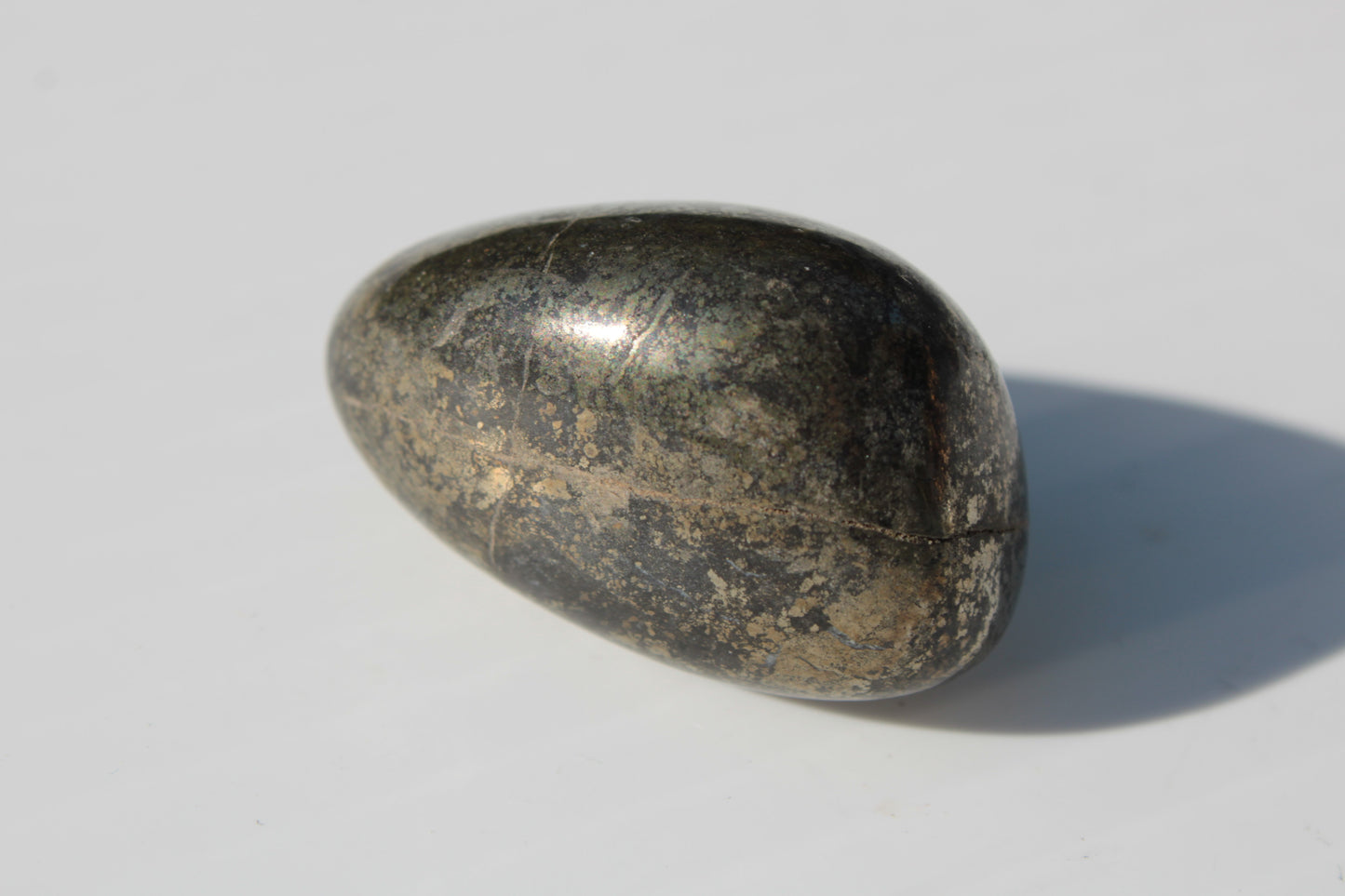 Golden Pyrite tumbled stone 21-30g Rocks and Things