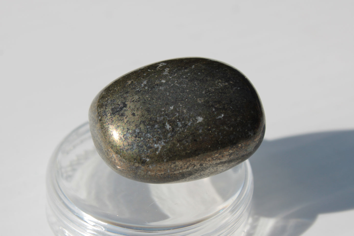 Golden Pyrite tumbled stone 21-30g Rocks and Things