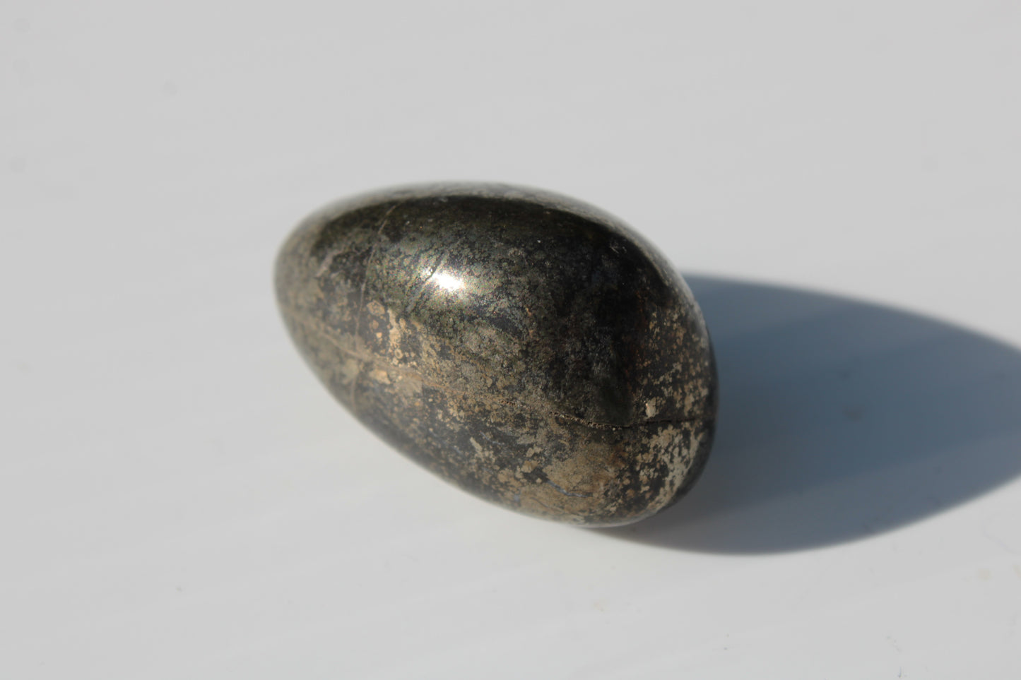 Golden Pyrite tumbled stone 21-30g Rocks and Things