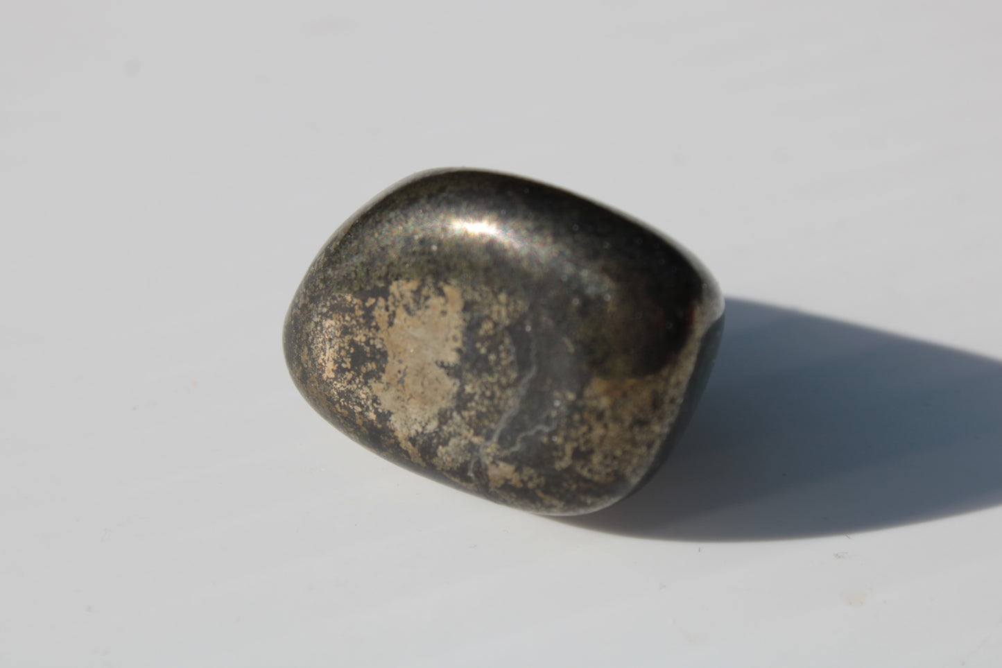Golden Pyrite tumbled stone 21-30g Rocks and Things