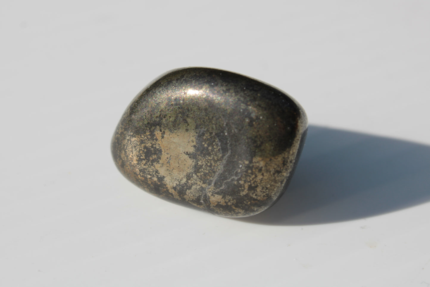 Golden Pyrite tumbled stone 21-30g Rocks and Things
