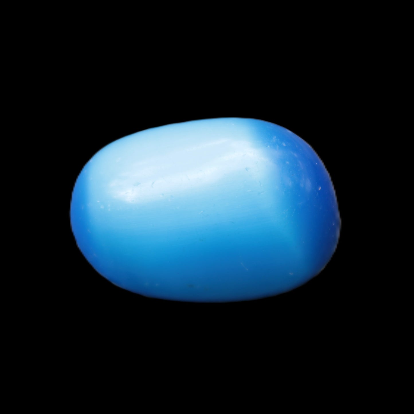 Blue Cats Eye artificial stone 12.2g Rocks and Things