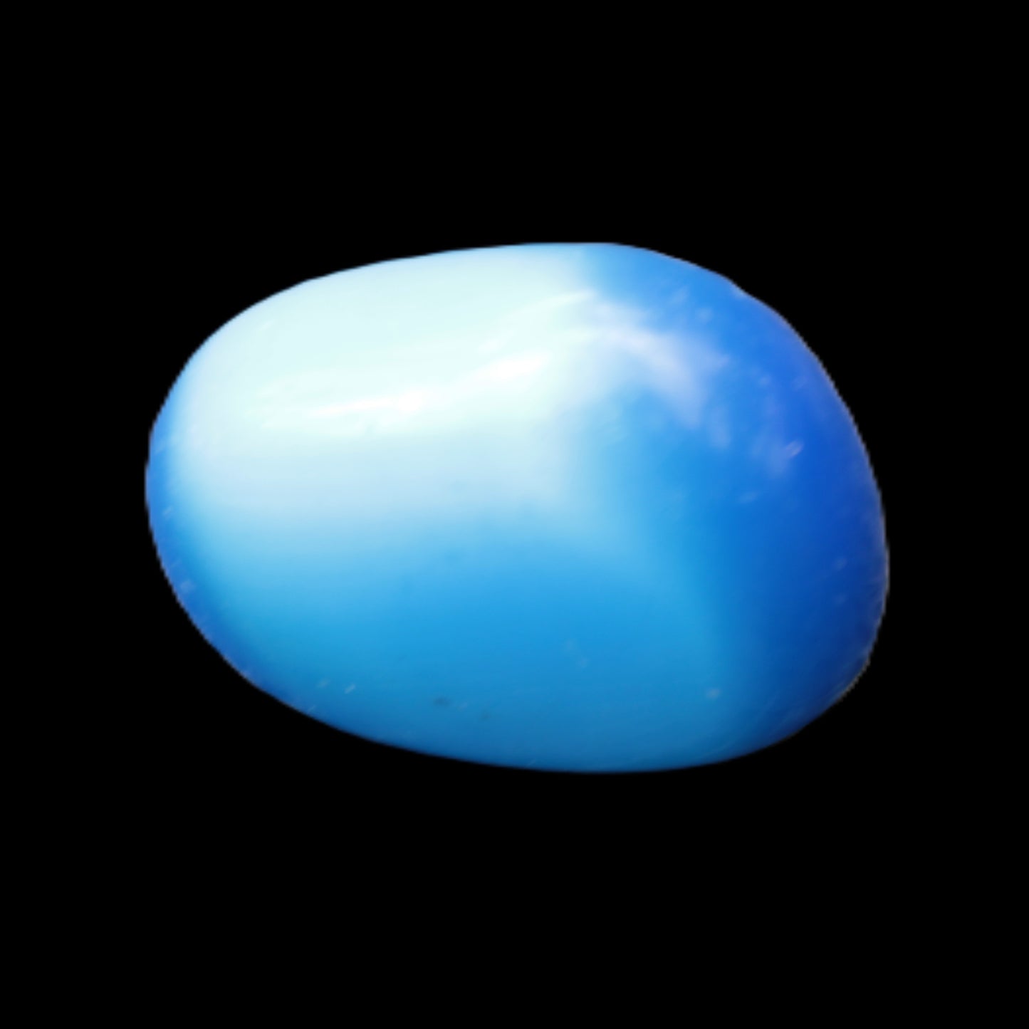 Blue Cats Eye artificial stone 12.2g Rocks and Things