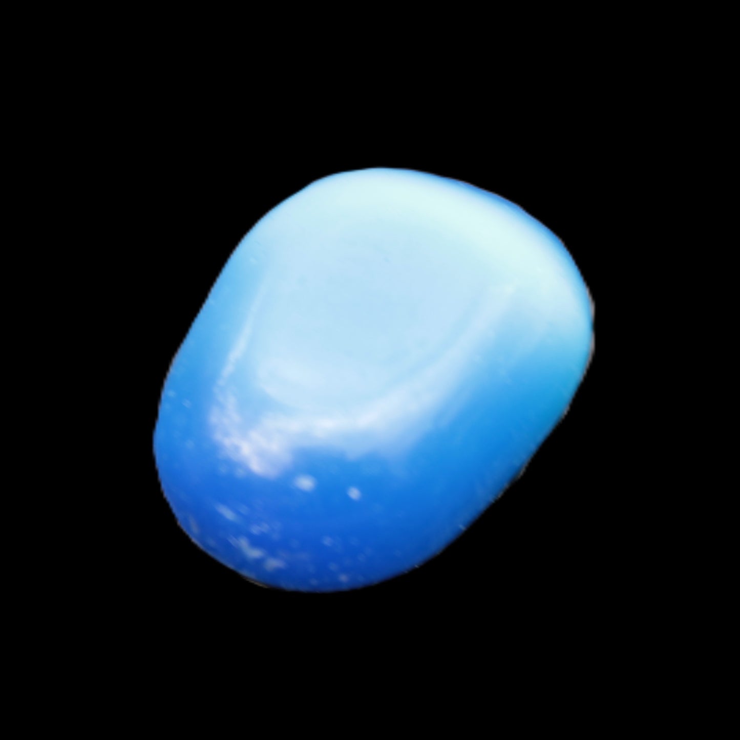 Blue Cats Eye artificial stone 12.2g Rocks and Things