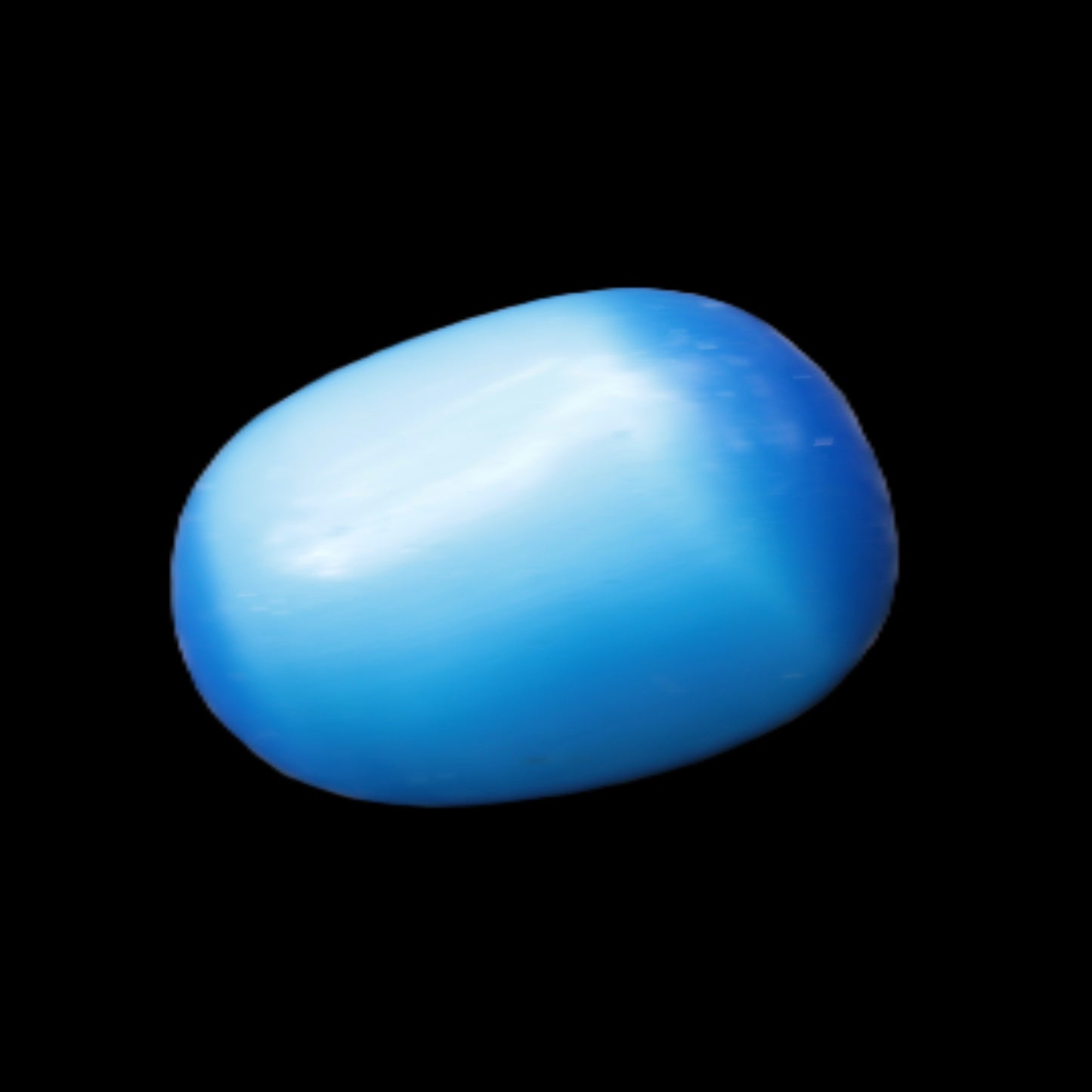 Blue Cats Eye artificial stone 12.2g Rocks and Things