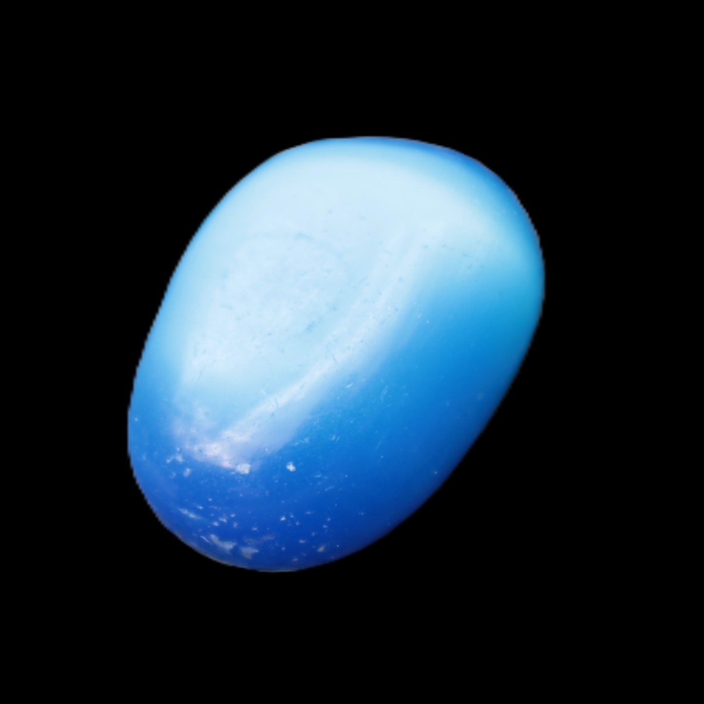 Blue Cats Eye artificial stone 12.2g Rocks and Things