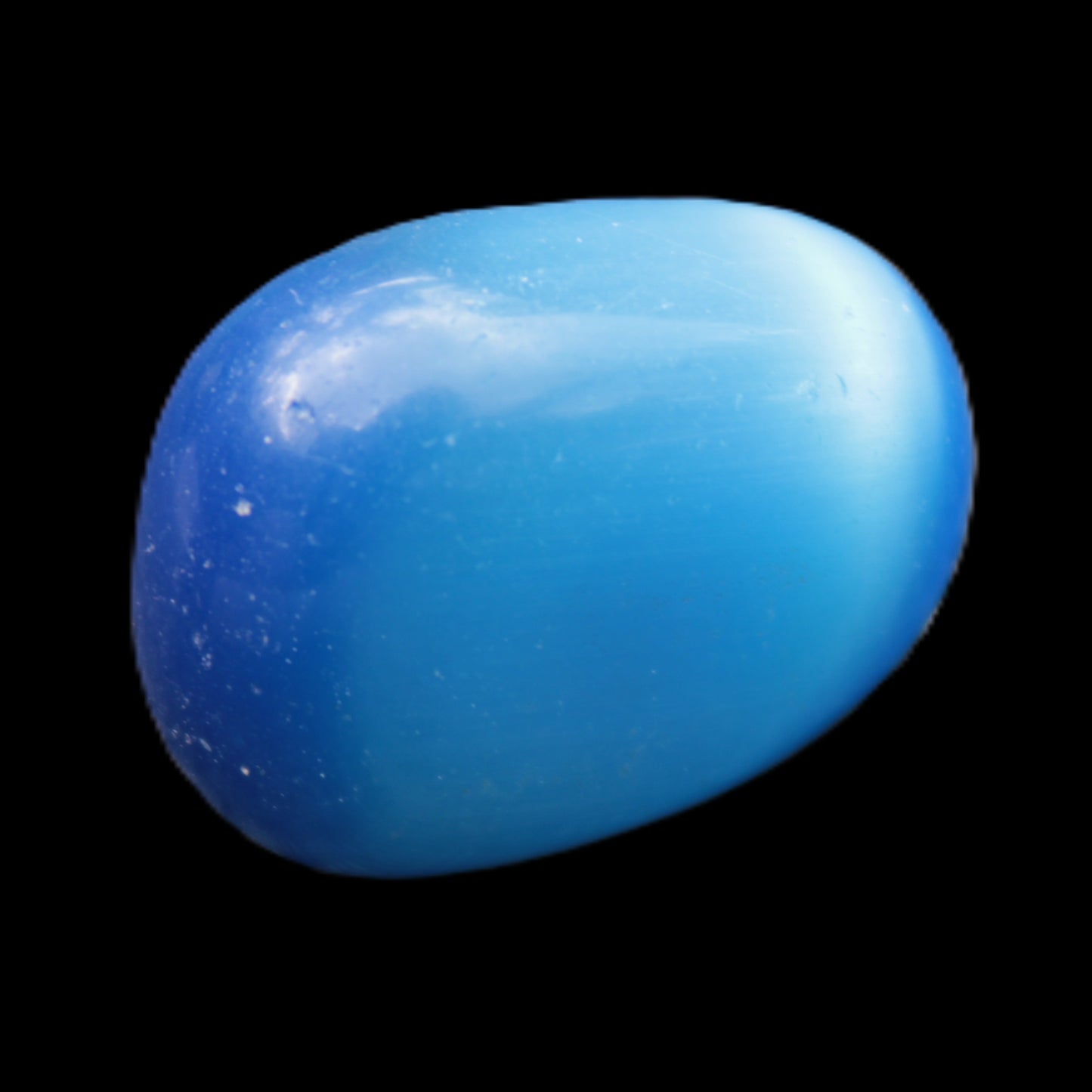 Blue Cats Eye artificial stone 12.2g Rocks and Things
