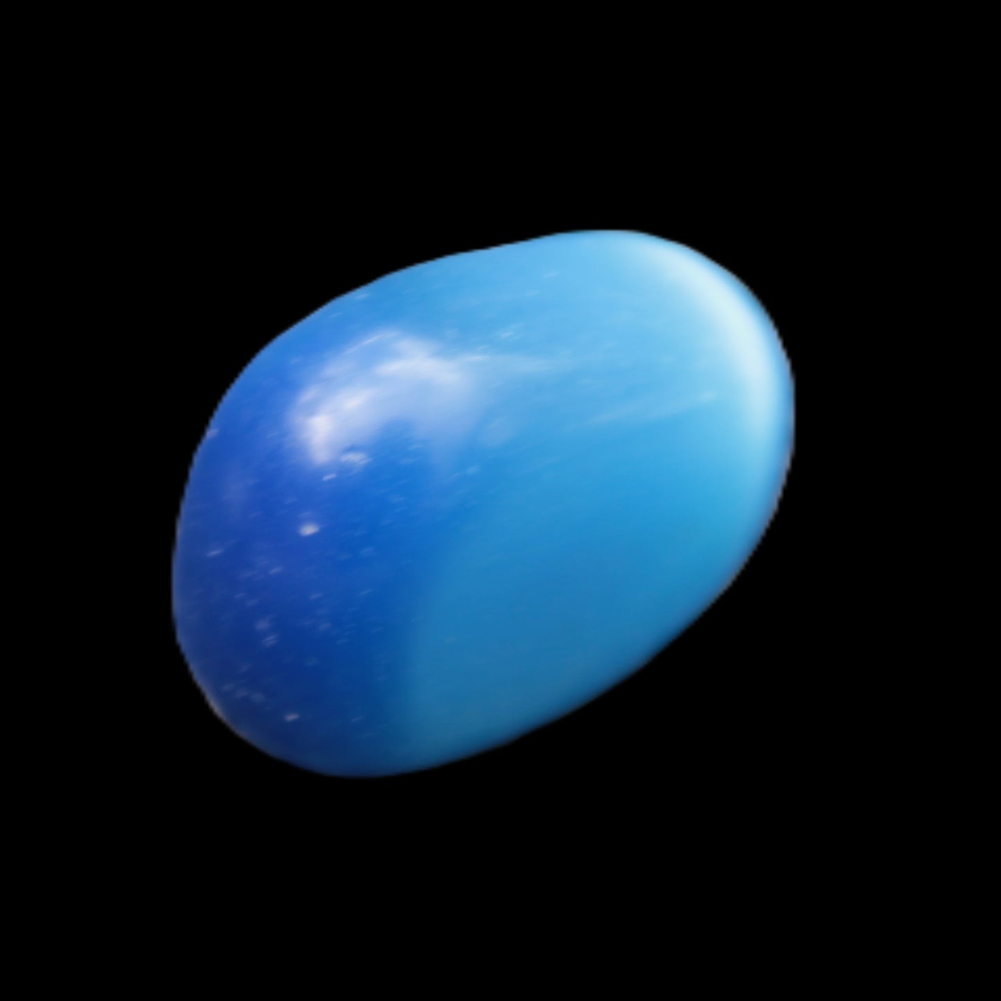 Blue Cats Eye artificial stone 12.2g Rocks and Things