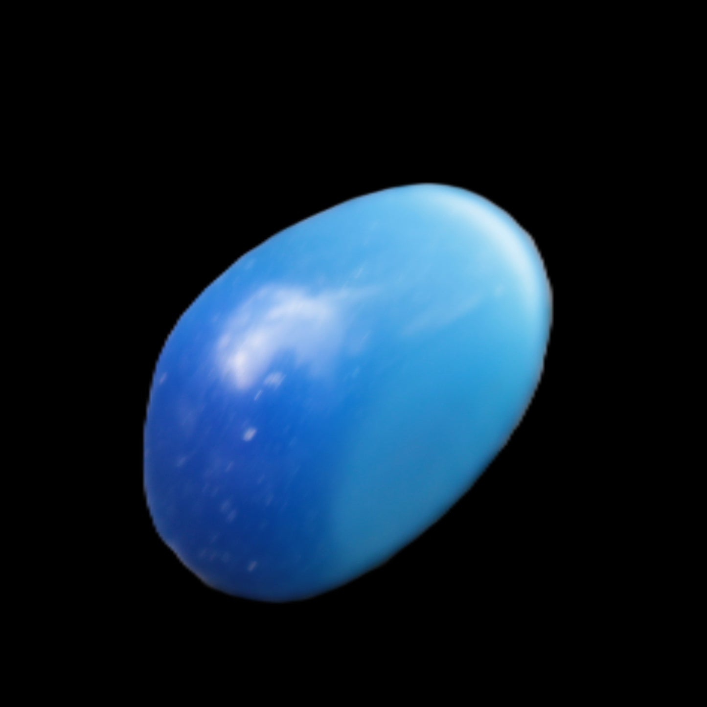 Blue Cats Eye artificial stone 12.2g Rocks and Things