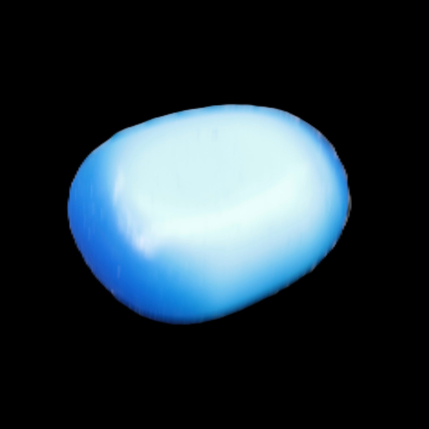 Blue Cats Eye artificial stone 12.2g Rocks and Things
