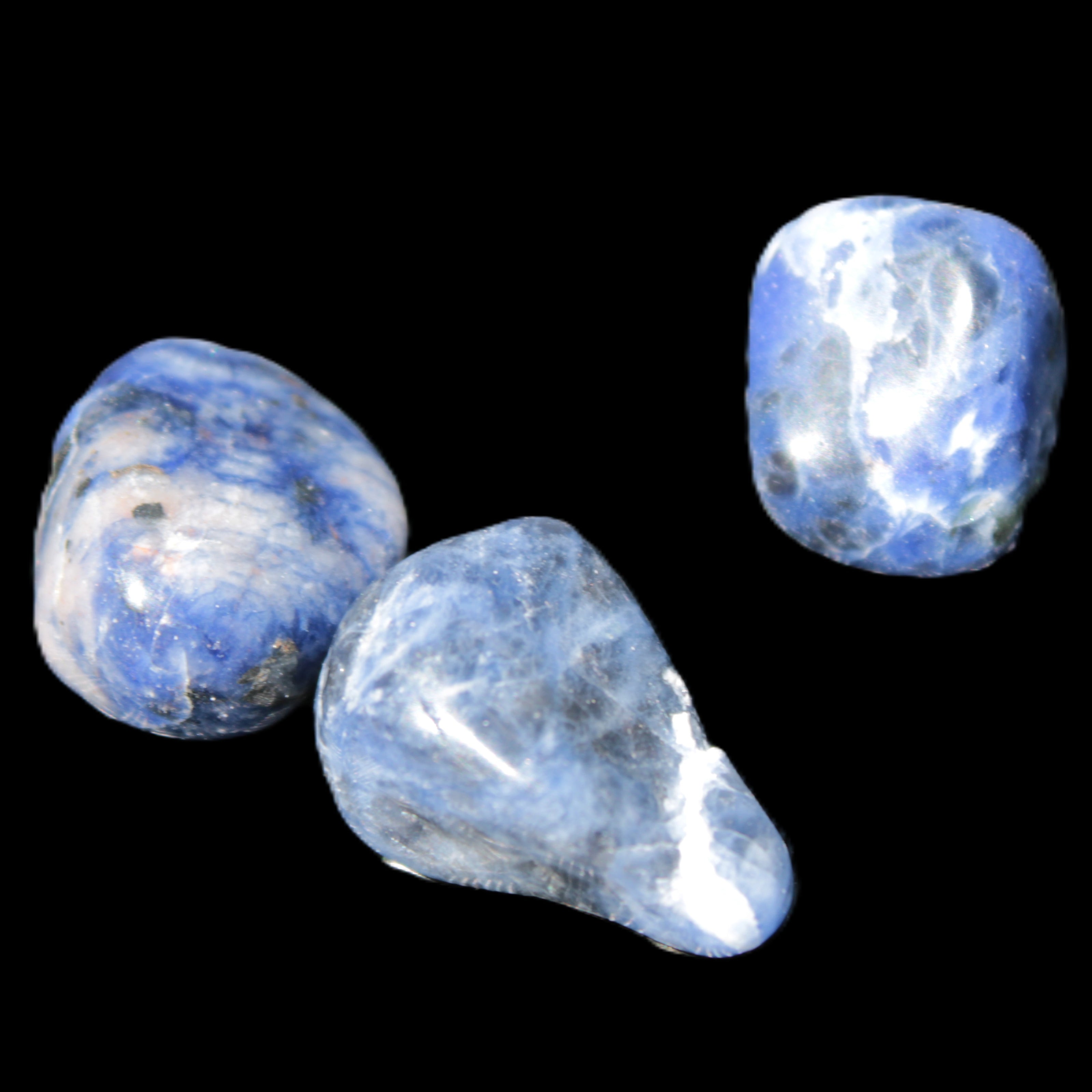 Sodalite 2/3 small polished stones 11-12g Rocks and Things Store