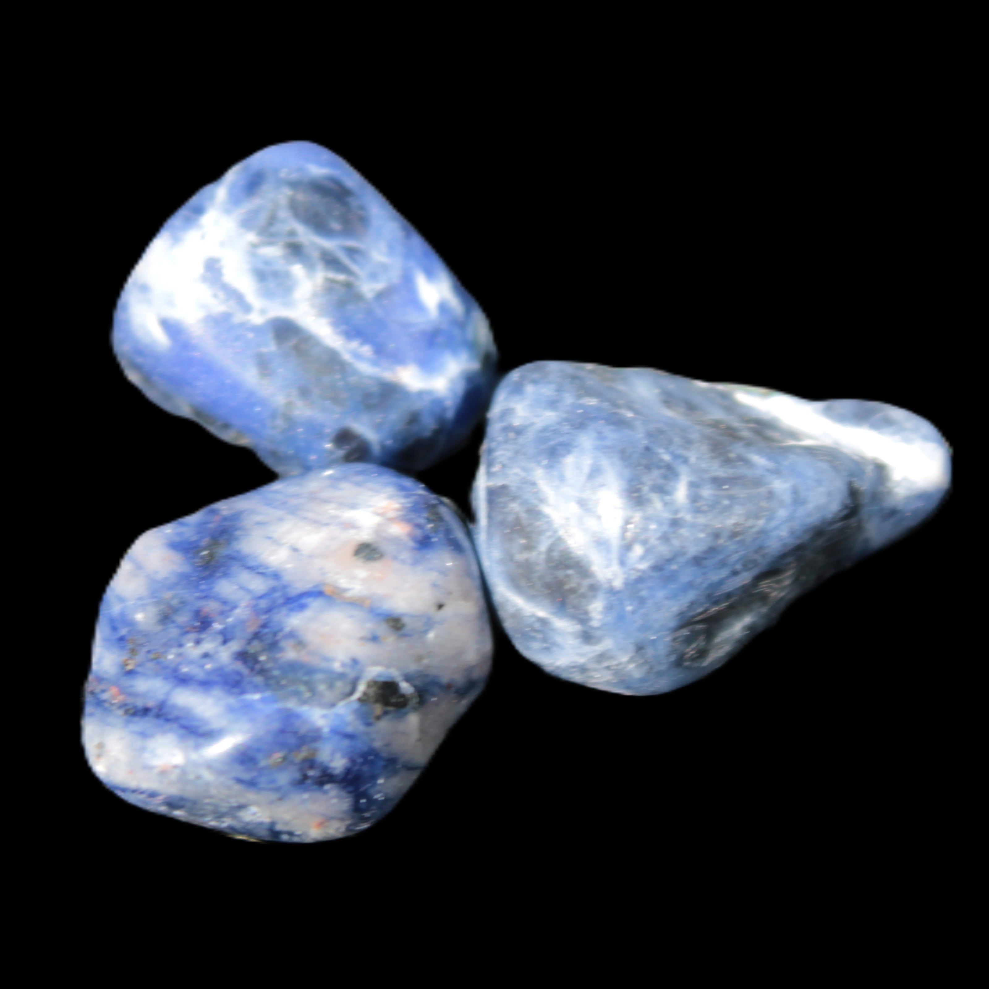 Sodalite 2/3 small polished stones 11-12g Rocks and Things Store