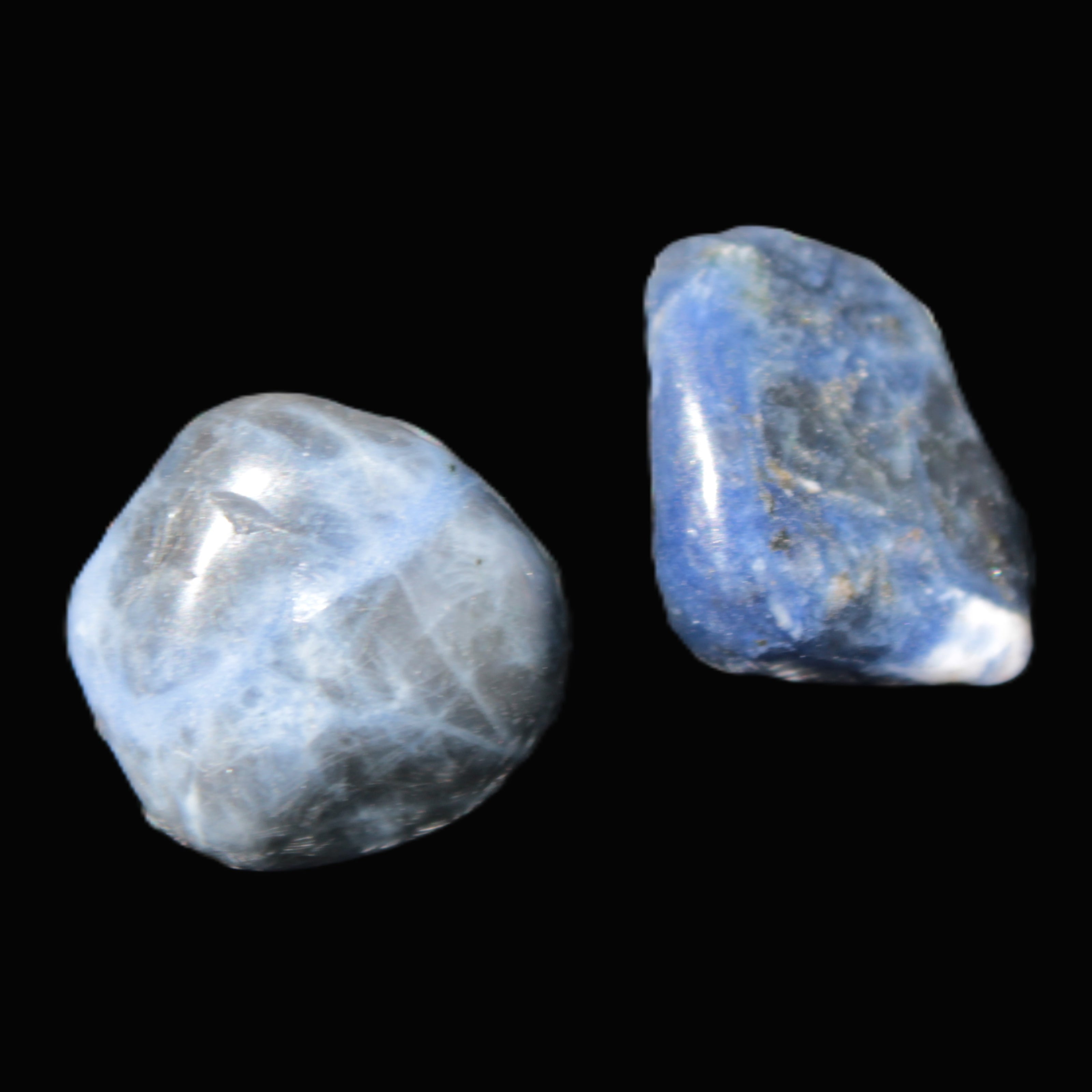 Sodalite 2/3 small polished stones 11-12g Rocks and Things Store