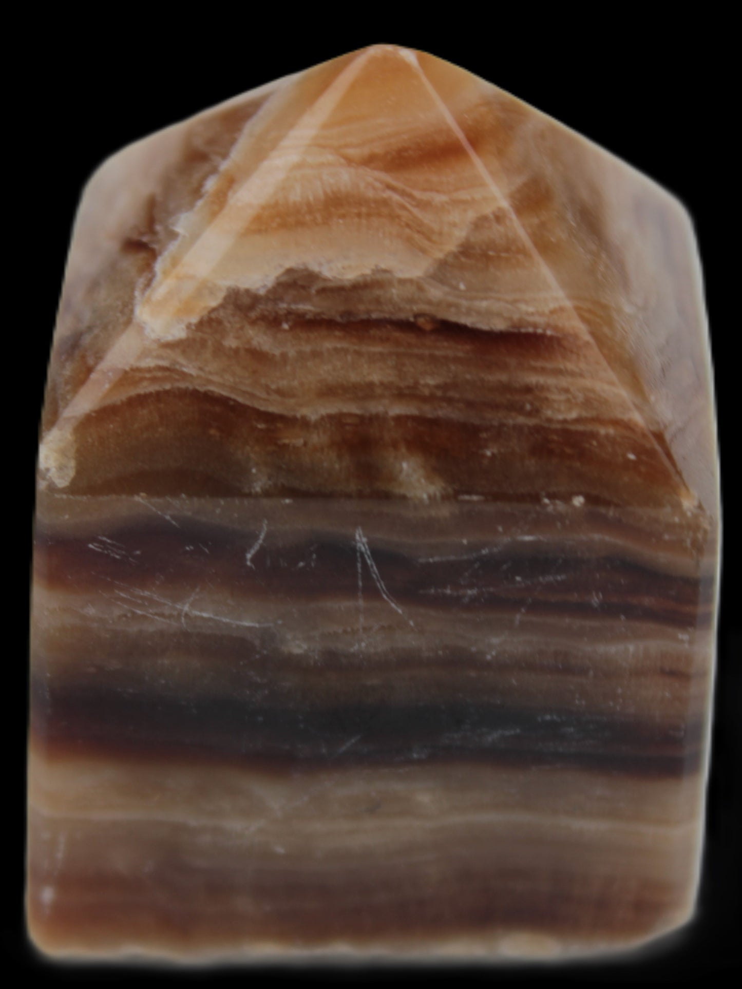 Chocolate Calcite wand 52.7g Rocks and Things
