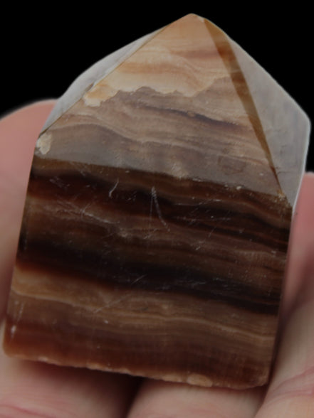 Chocolate Calcite wand 52.7g Rocks and Things