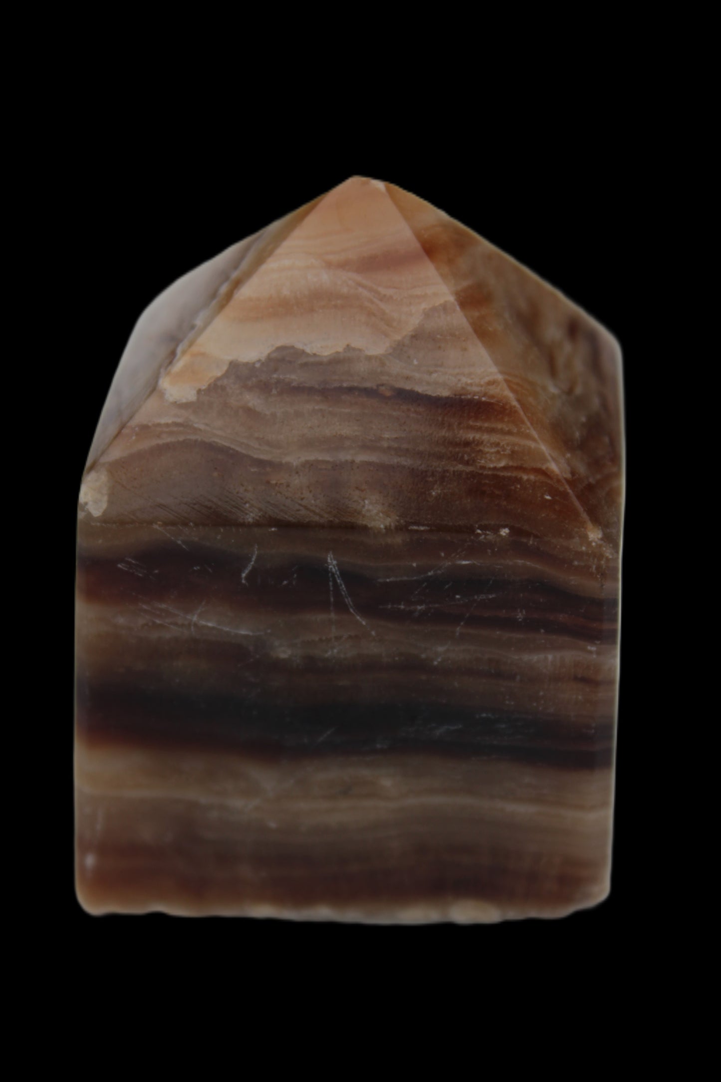 Chocolate Calcite wand 52.7g Rocks and Things