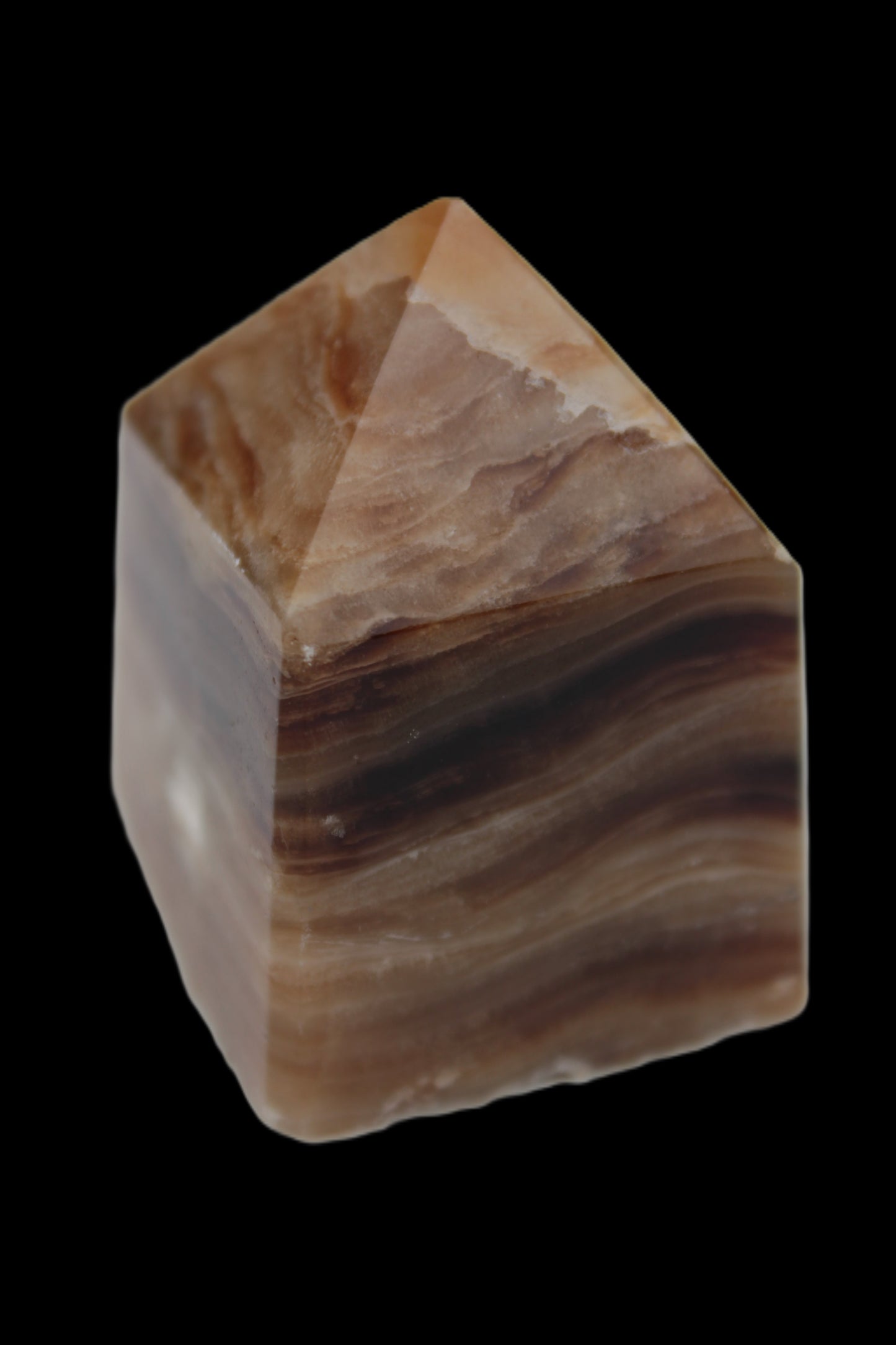 Chocolate Calcite wand 52.7g Rocks and Things