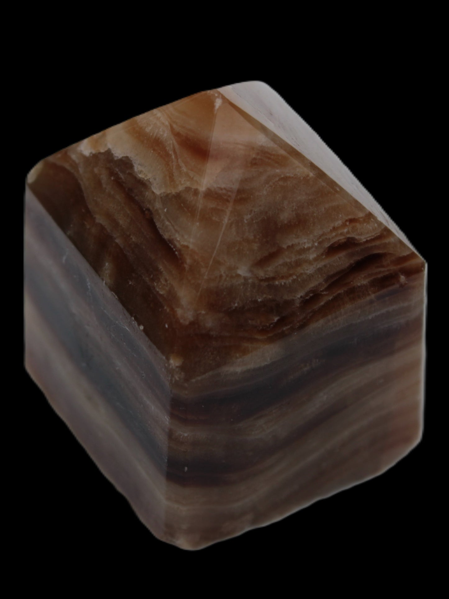 Chocolate Calcite wand 52.7g Rocks and Things