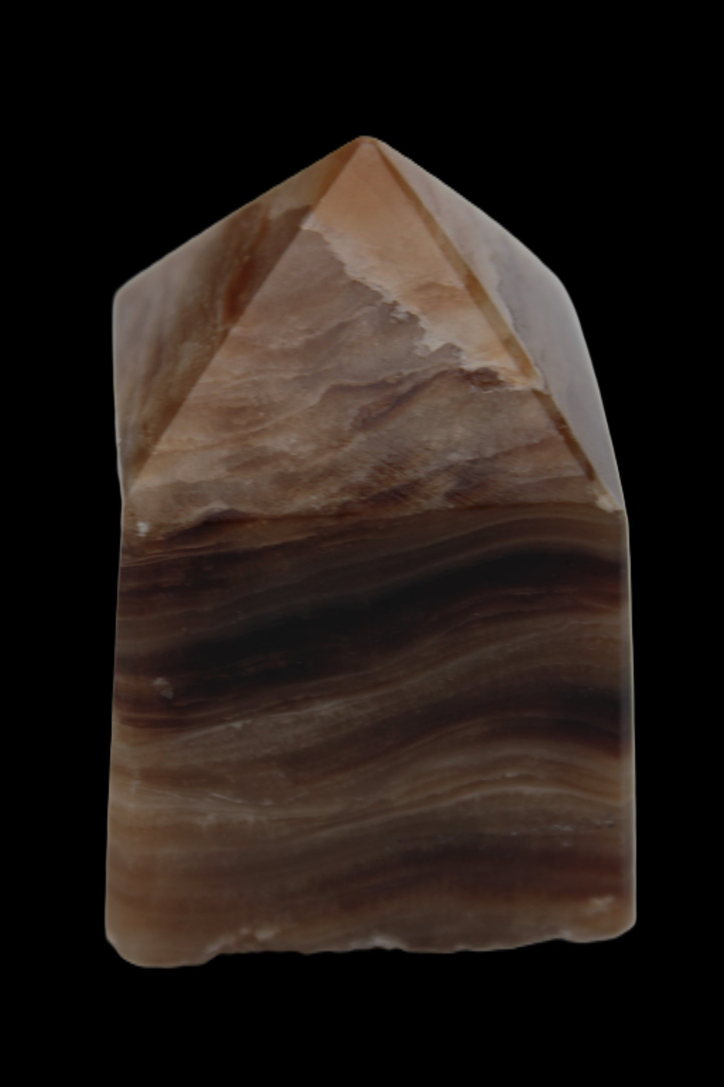 Chocolate Calcite wand 52.7g Rocks and Things