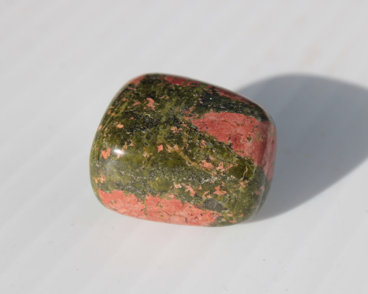 Unakite polished stone 12-15g Rocks and Things