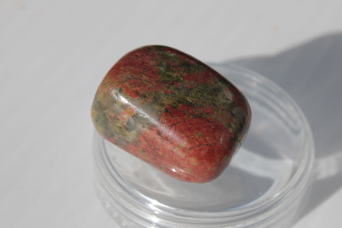 Unakite polished stone 12-15g Rocks and Things