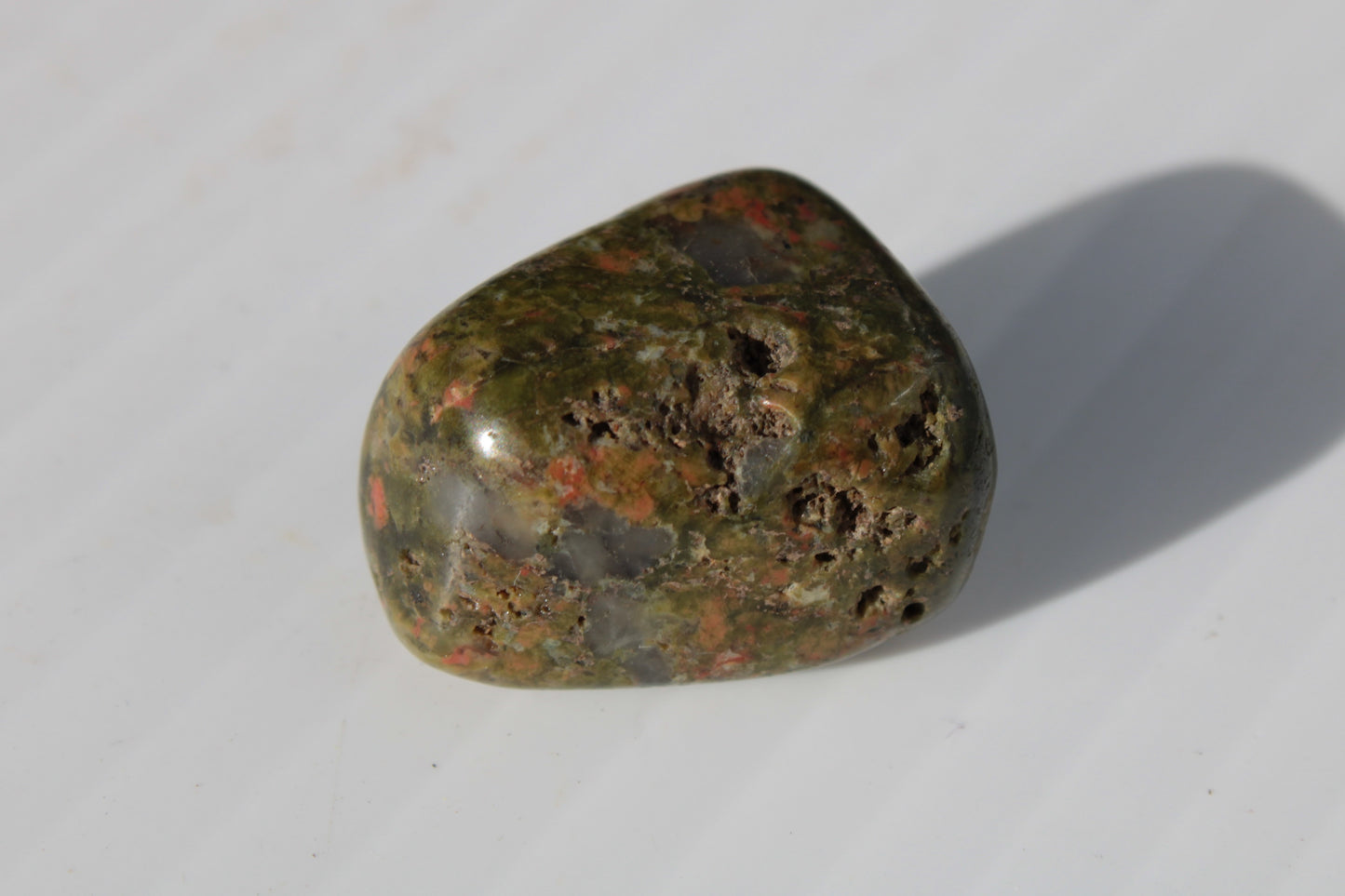 Unakite polished stone 12-15g Rocks and Things