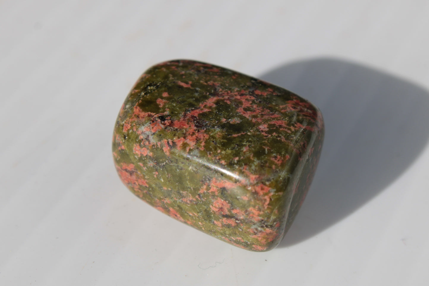 Unakite polished stone 12-15g Rocks and Things