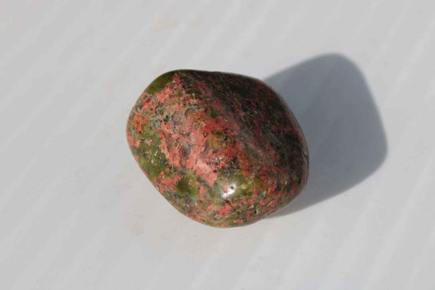 Unakite polished stone 12-15g Rocks and Things