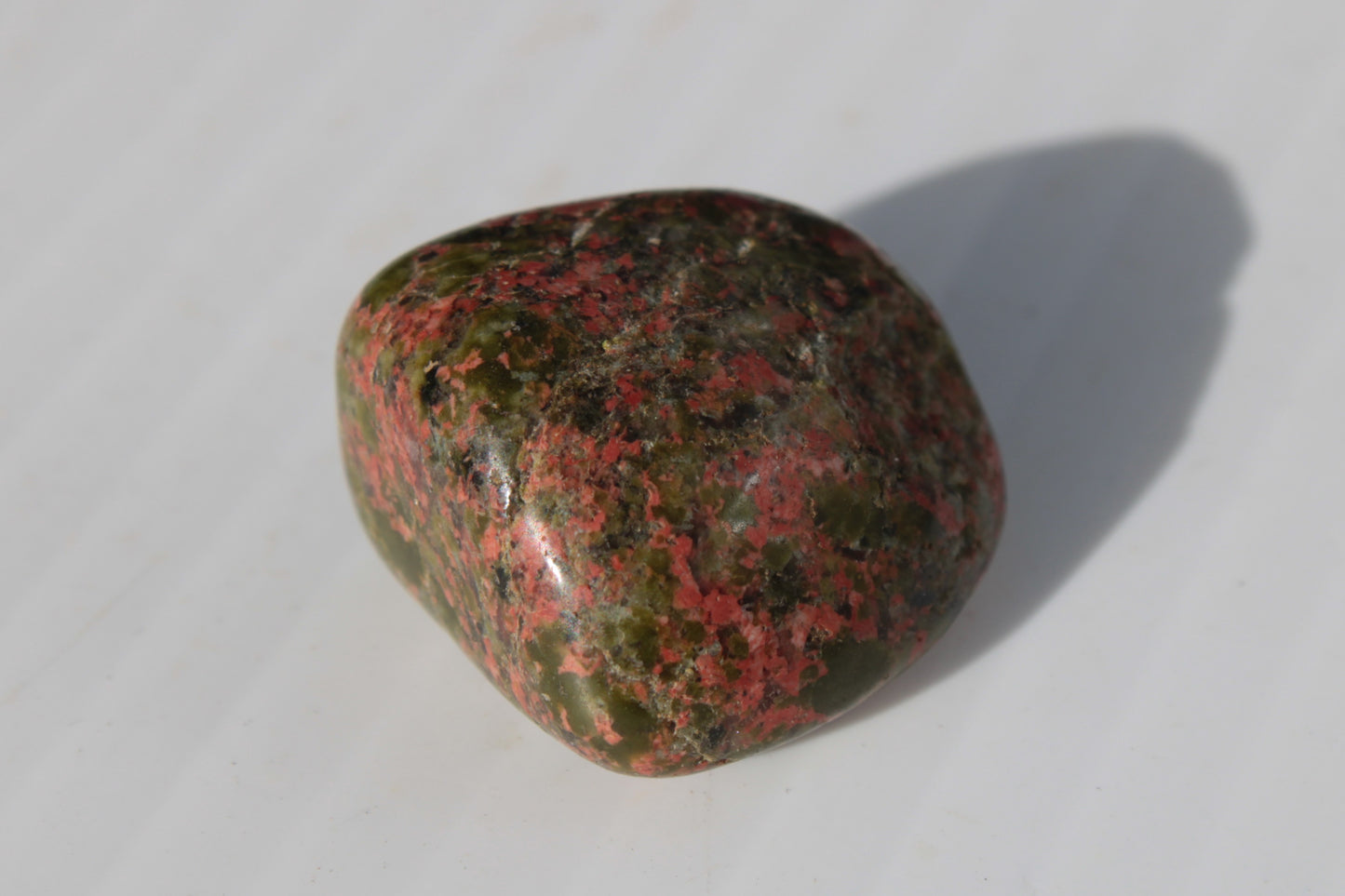 Unakite polished stone 12-15g Rocks and Things