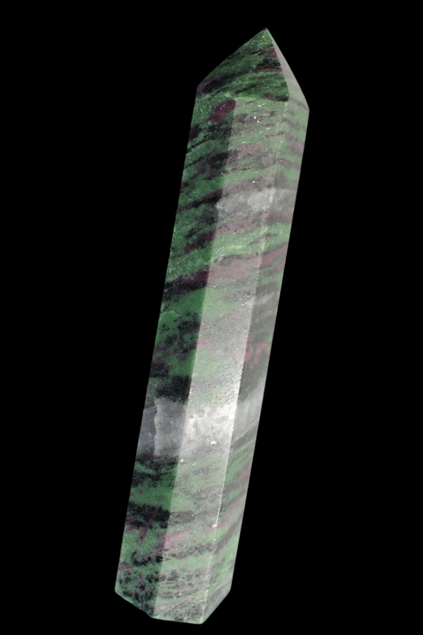Ruby Zoisite obelisk 574g Rocks and Things