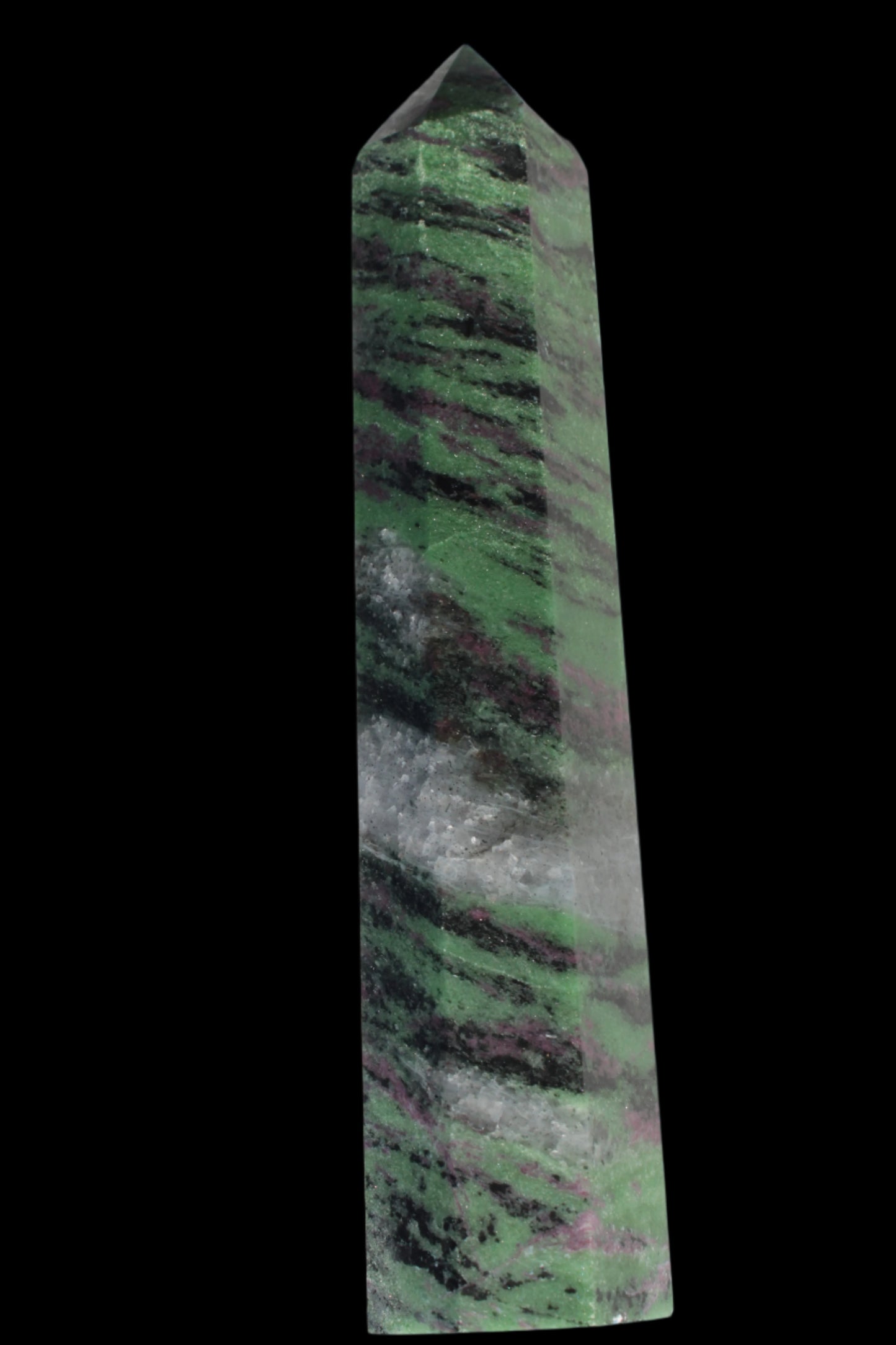Ruby Zoisite obelisk 574g Rocks and Things
