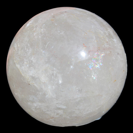 Clear Quartz sphere 70mm 475g in sunlight - Rocks and Things Store