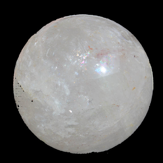Clear Quartz sphere 70mm 475g in sunlight - Rocks and Things Store